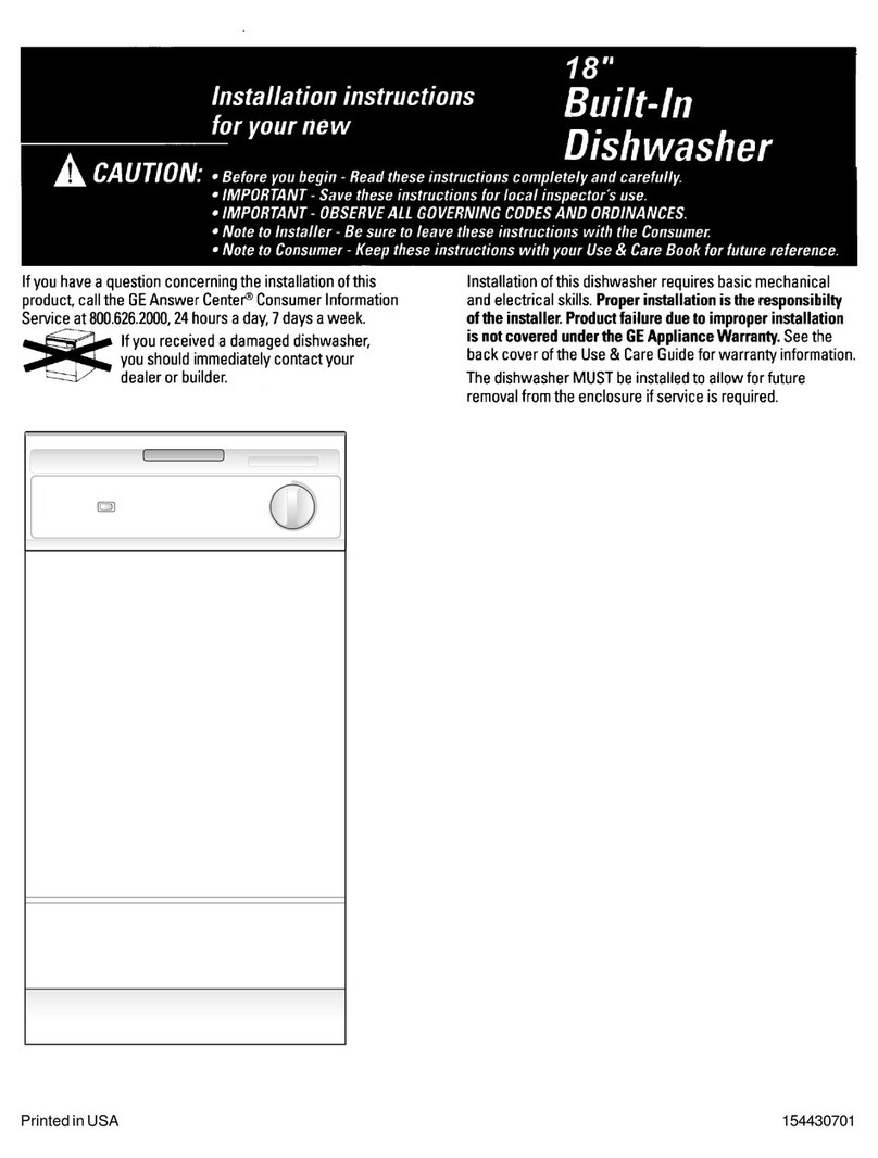 GE GSS1800H Series User manual