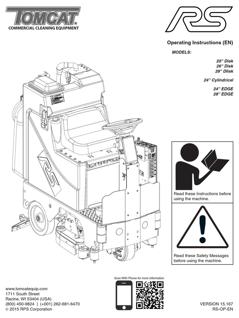 Tomcat RS 26'' Disk operating instructions