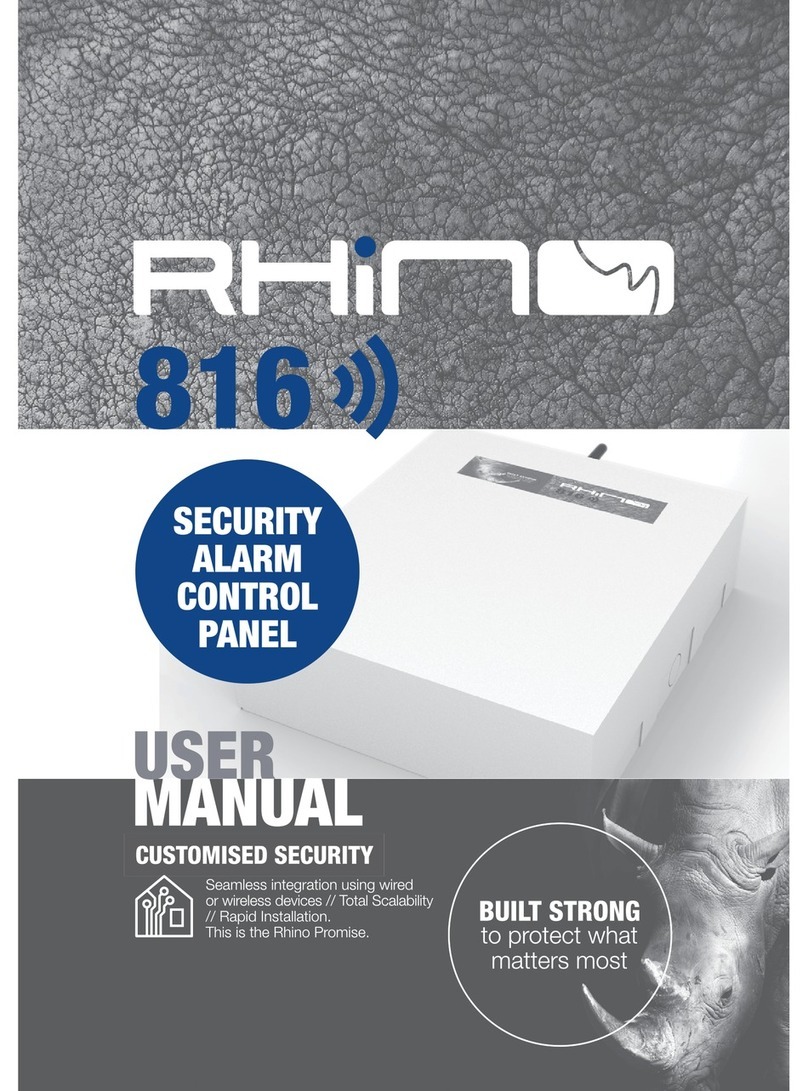 RHINO 816 user manual