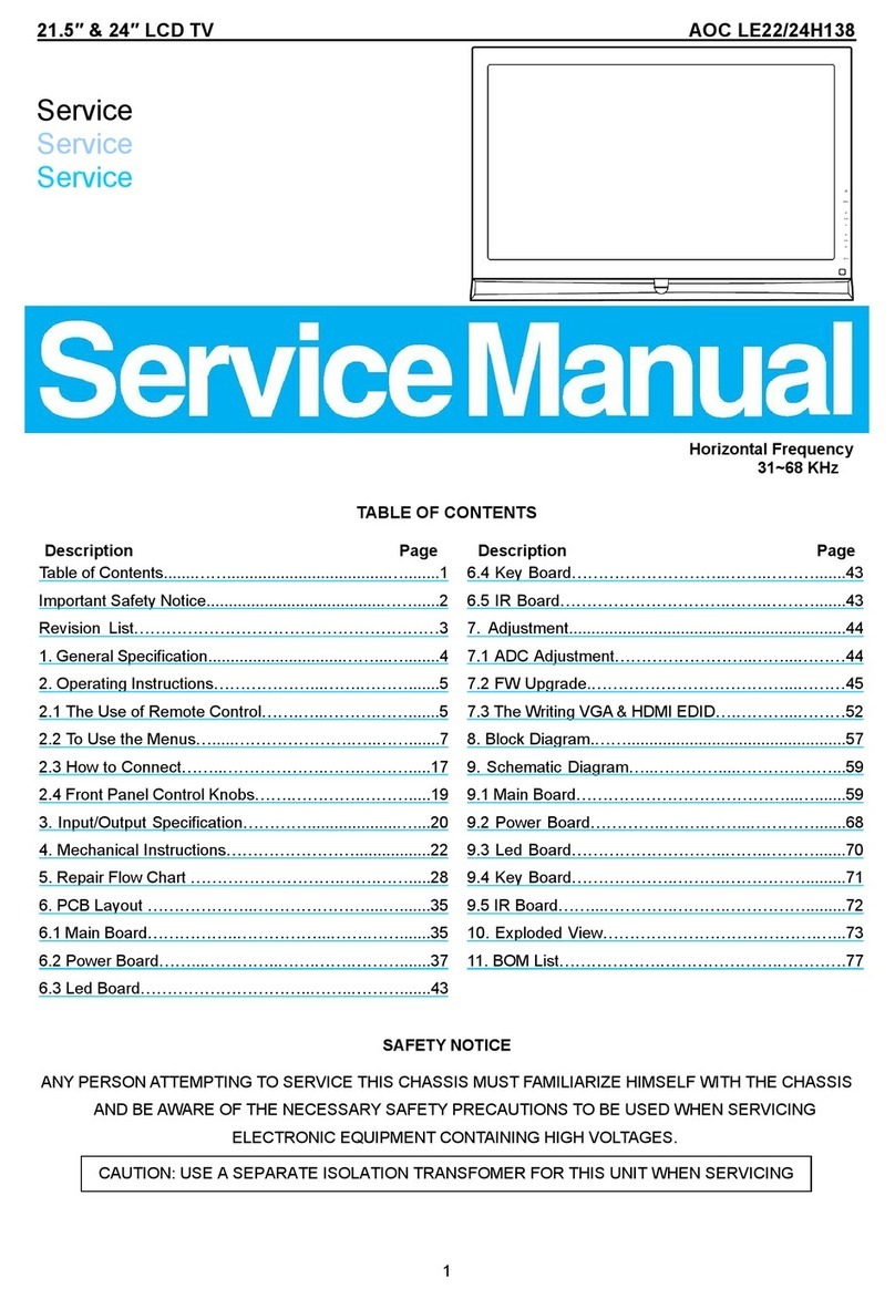 AOC LE22H138 User manual