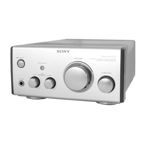 Sony TA-SP55 User manual