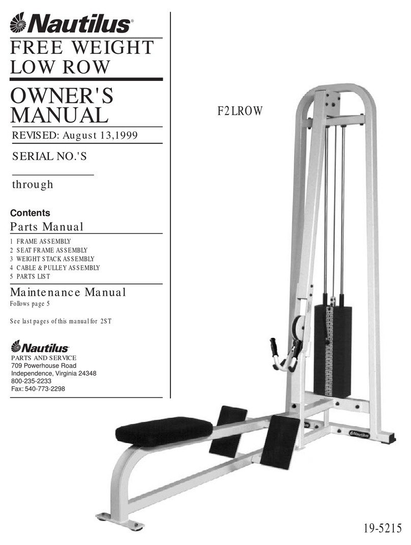 Nautilus F2LROW User manual