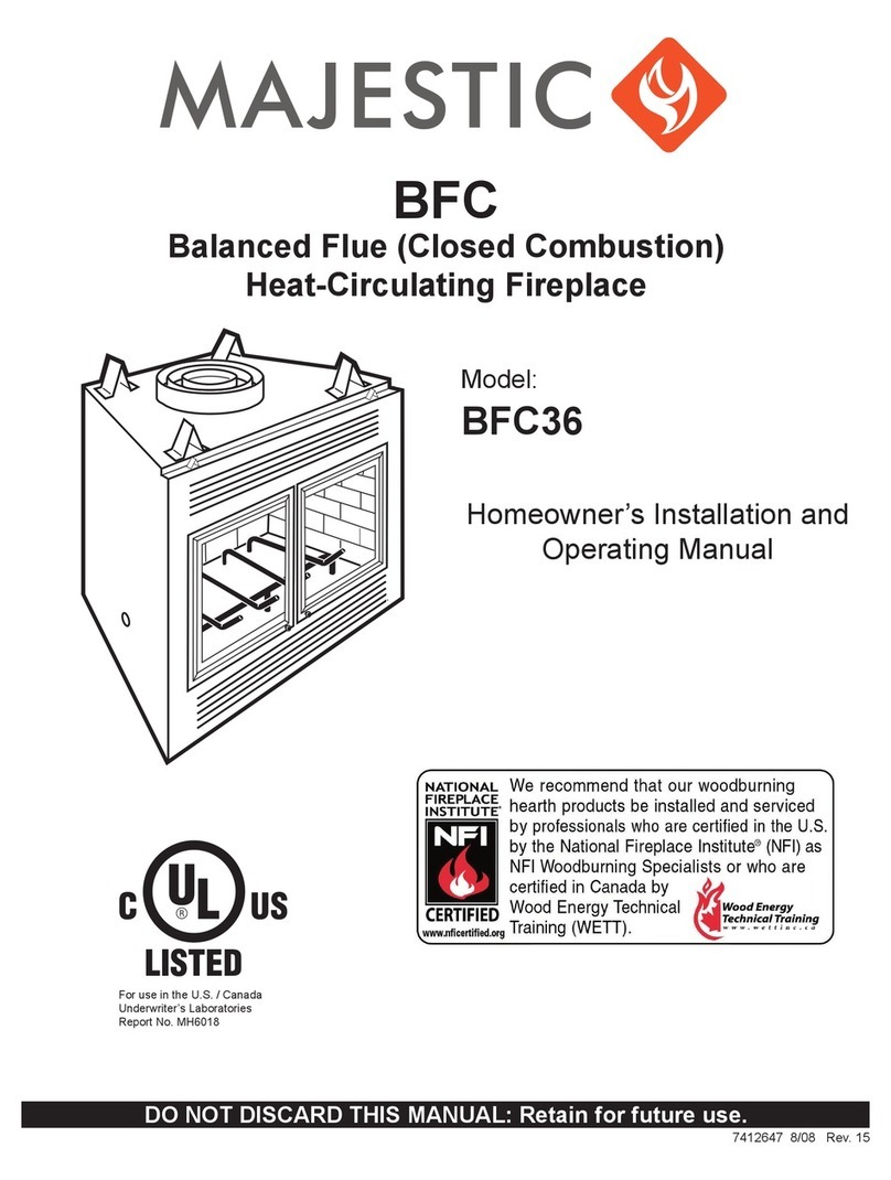 Majectic BFC36 Owners installation and operating manual Majectic BFC36 Owners installation and operating manual