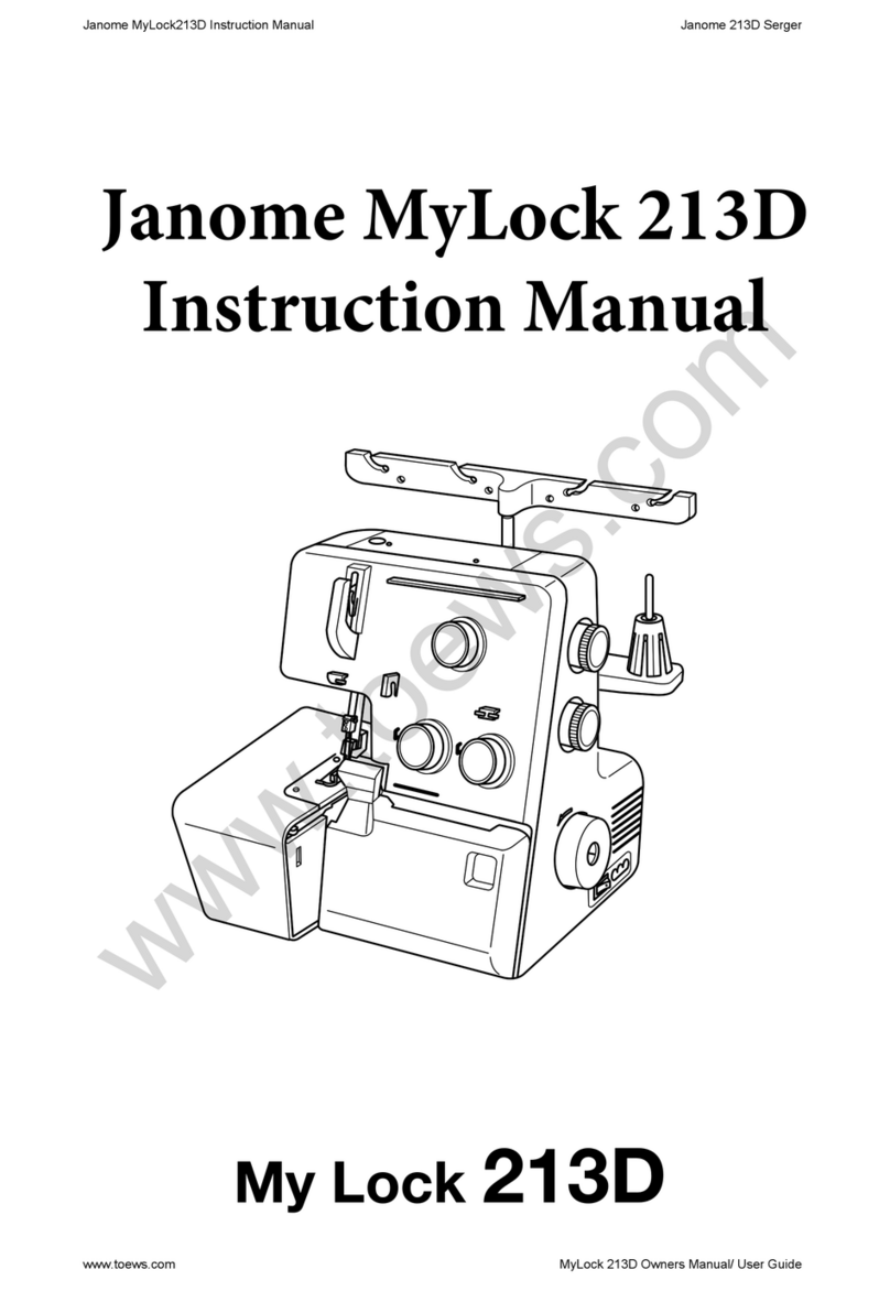 Janome MyLock 213D instruction manual