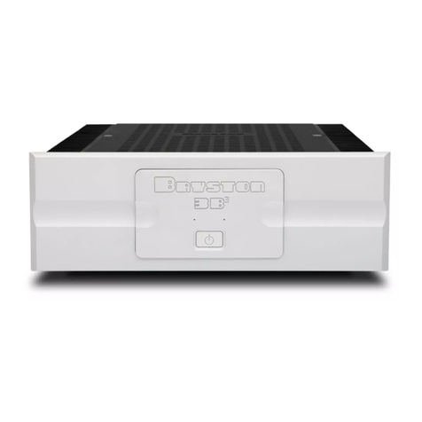 Bryston 3B3 owner's manual