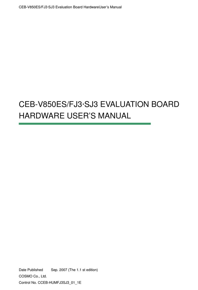 Cosmo CEB-V850ES/FJ3 Hardware user manual