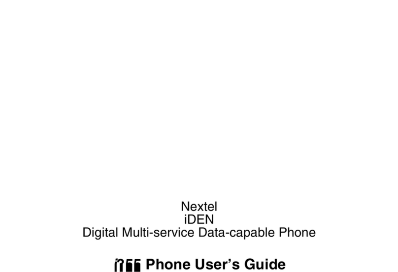 Nextel iDEN i355 User manual