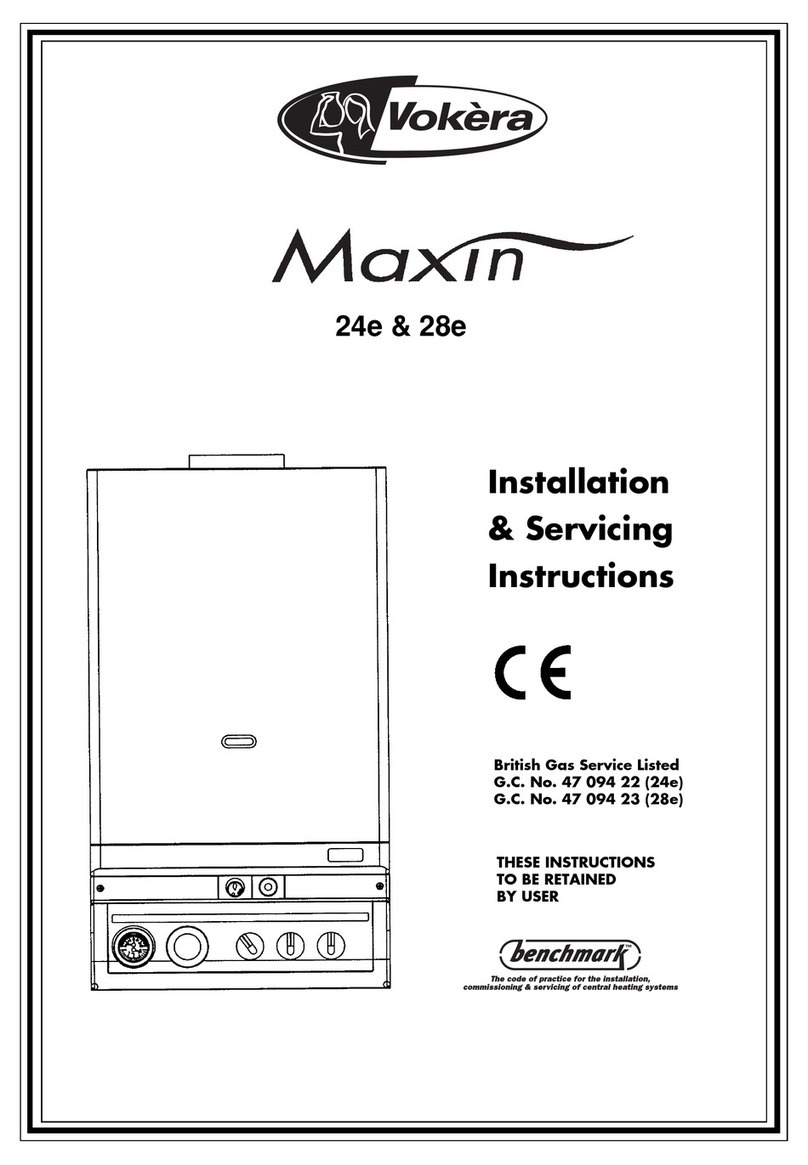 VOKERA Maxin 24e Installation & servicing instructions