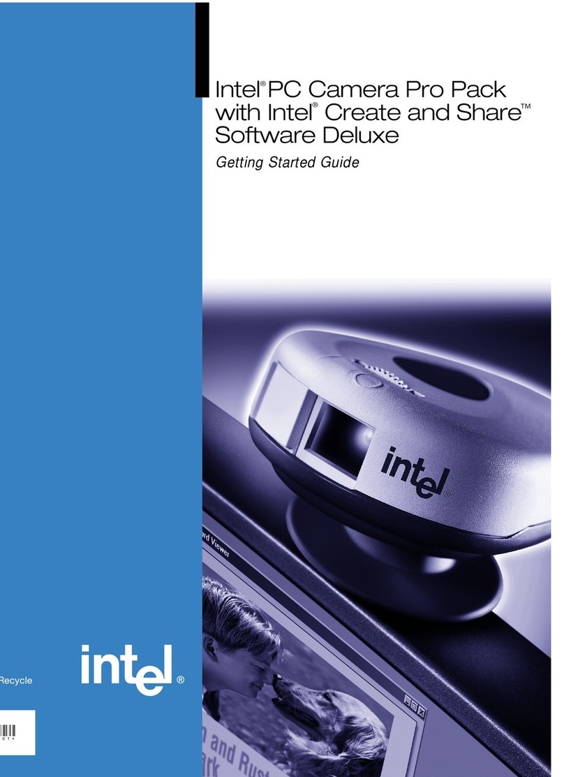 Intel PC Camera Pro Pack Getting started guide