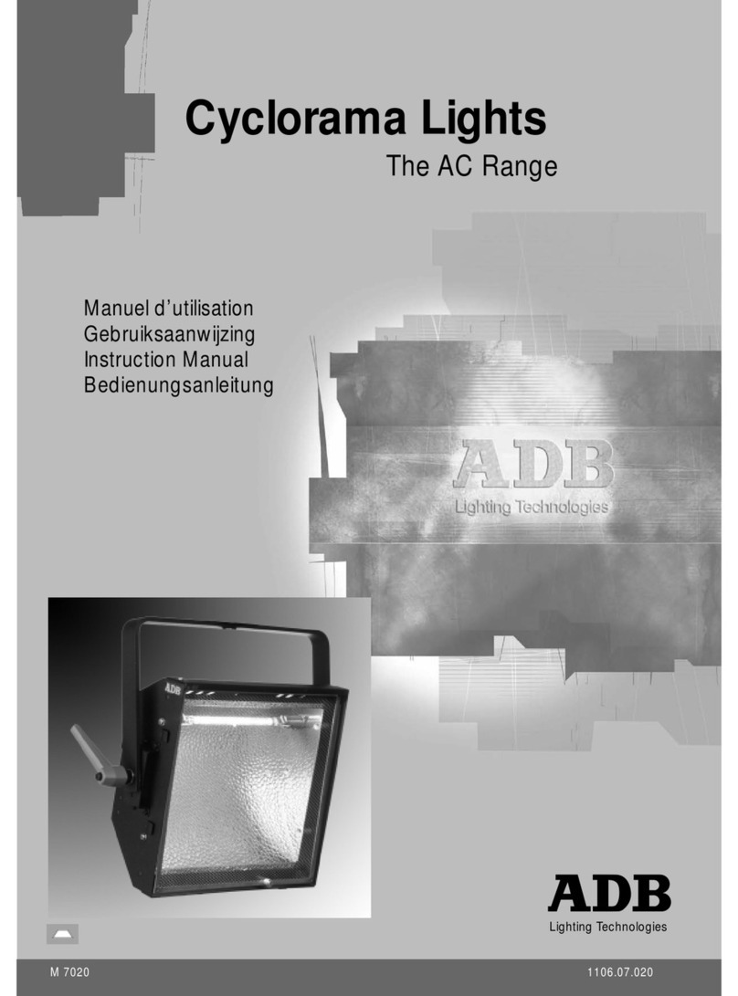 ADB cyclorama instruction manual