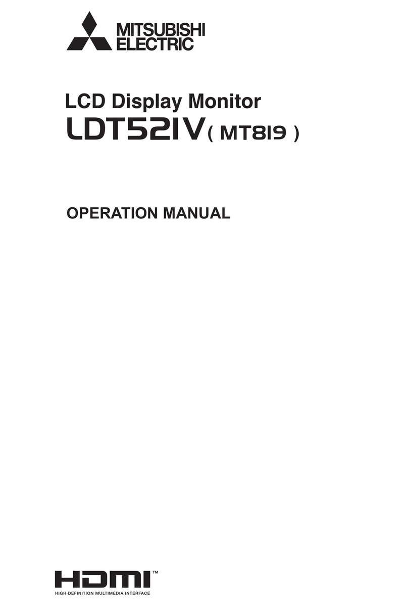 Mitsubishi LDT521V User manual
