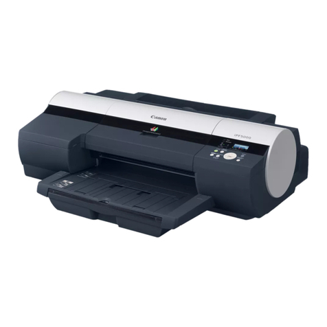 Canon iPF5000 - imagePROGRAF Color Inkjet Printer User manual
