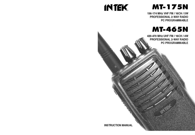 Intek MT-465N User manual Intek MT-465N User manual