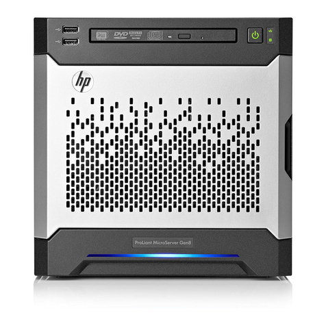 HP ProLiant MicroServer Gen8 User manual