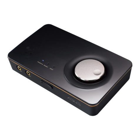 Asus Xonar U7 User manual