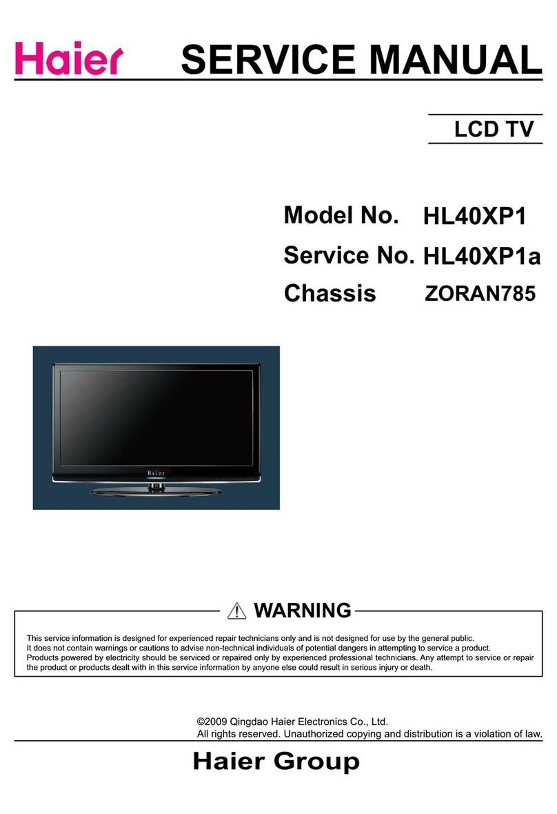 Haier HL40XP1 User manual Haier HL40XP1 User manual