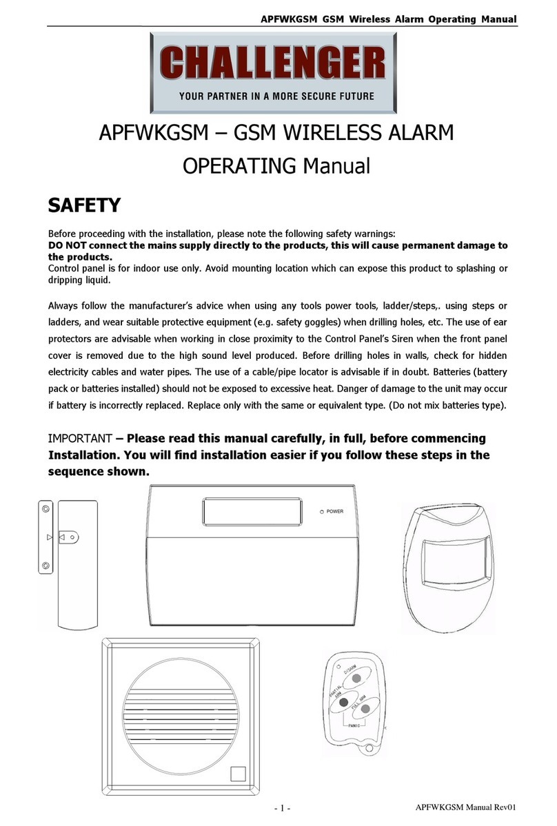 Challenger APFWKGSM User manual Challenger APFWKGSM User manual