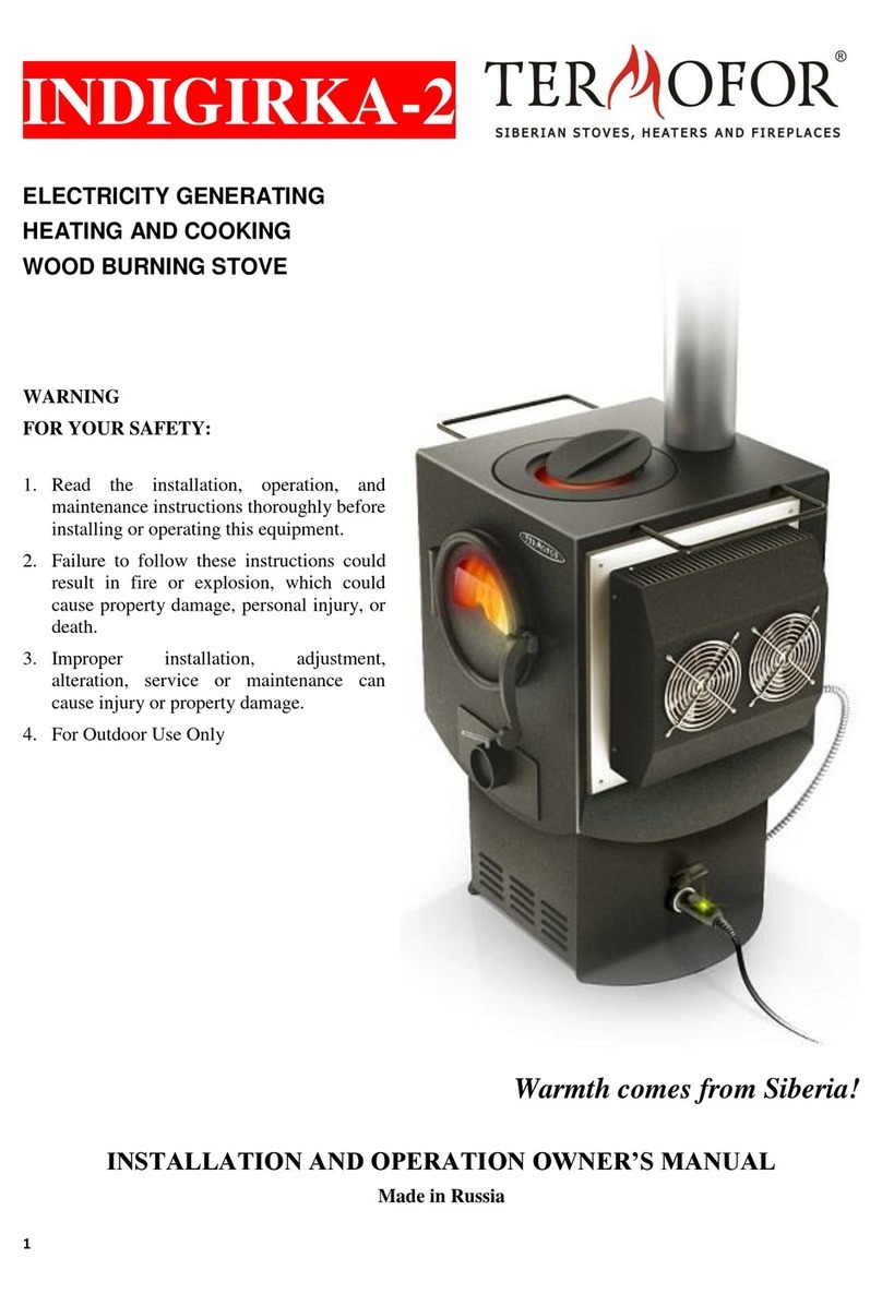 Termofor INDIGIRKA-2 Installation and operation owner's manual