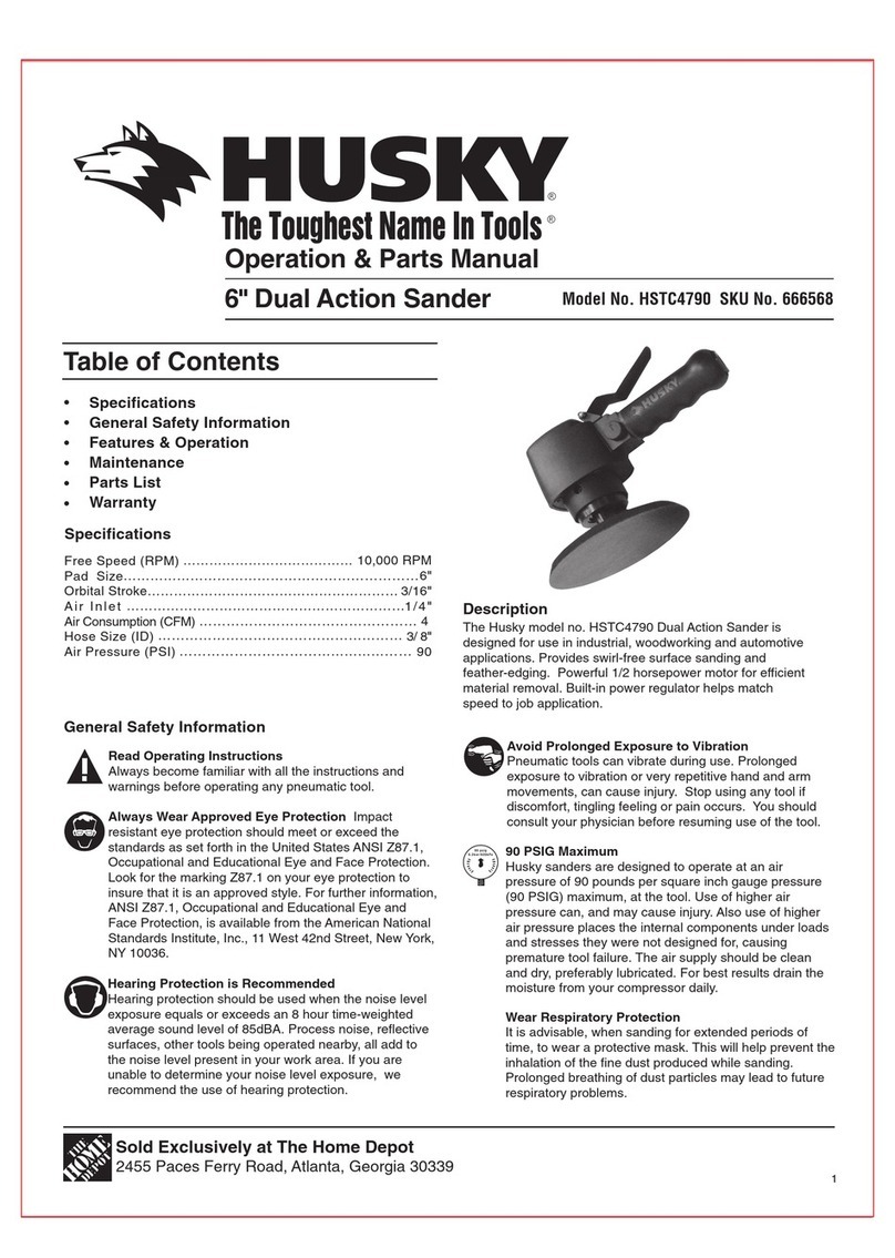 Husky HSTC4790 Operations & parts manual