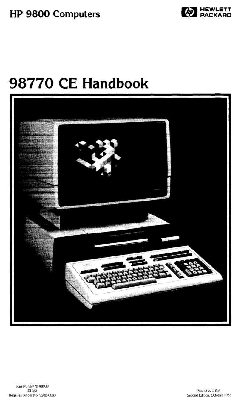 HP 98770 CE User manual HP 98770 CE User manual