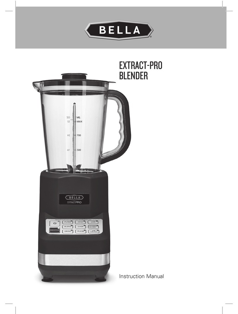 Bella extract-pro User manual