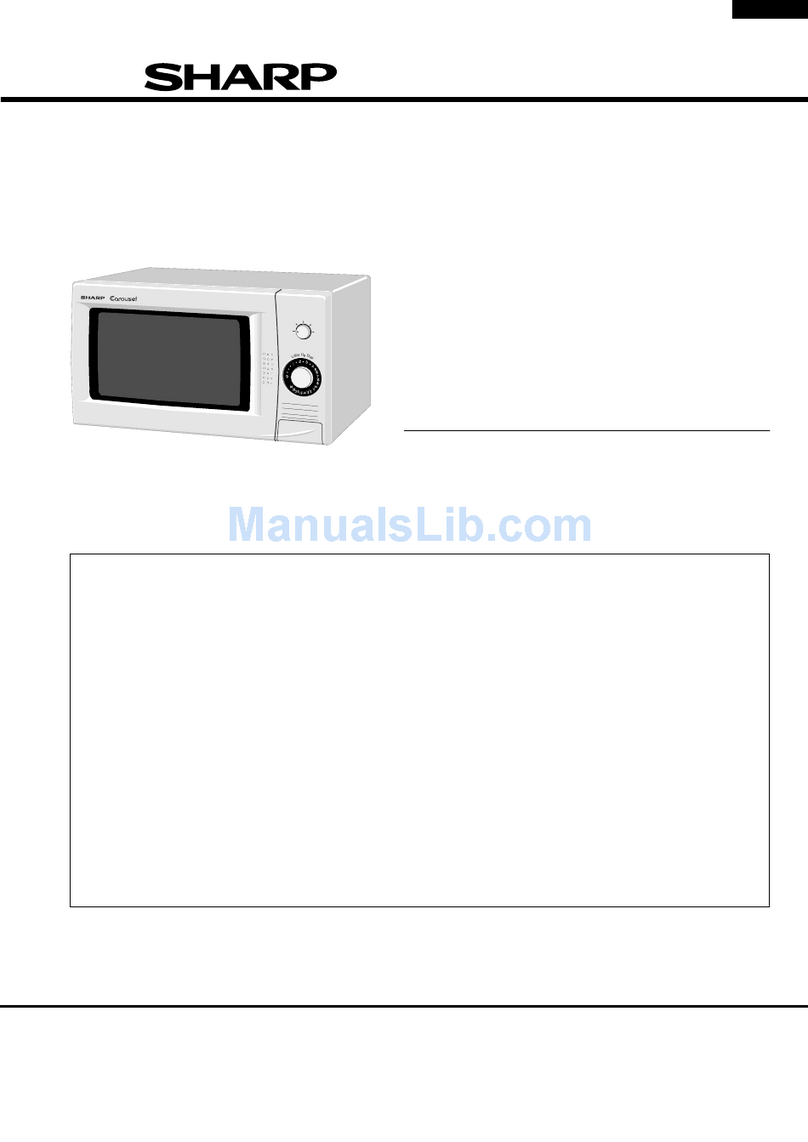Sharp R-310B User manual