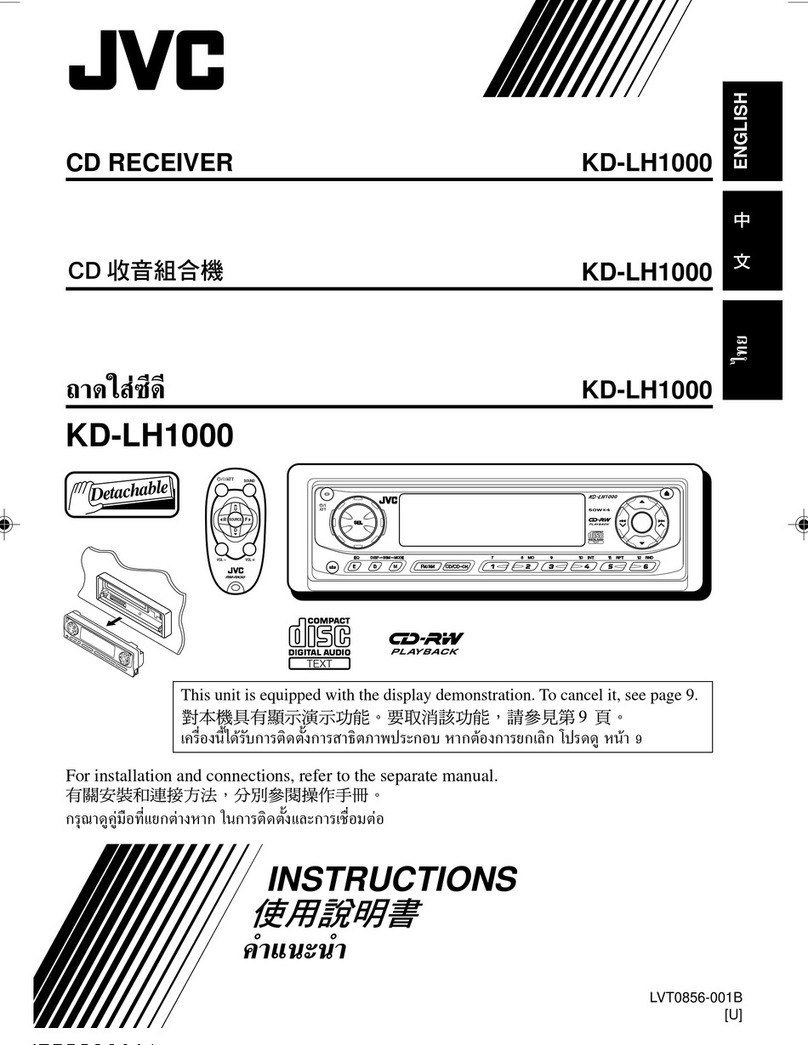 JVC KD-LH1000 User manual