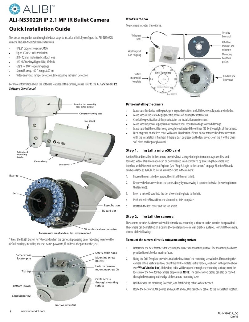 ALIBI ALI-NS3022R User manual