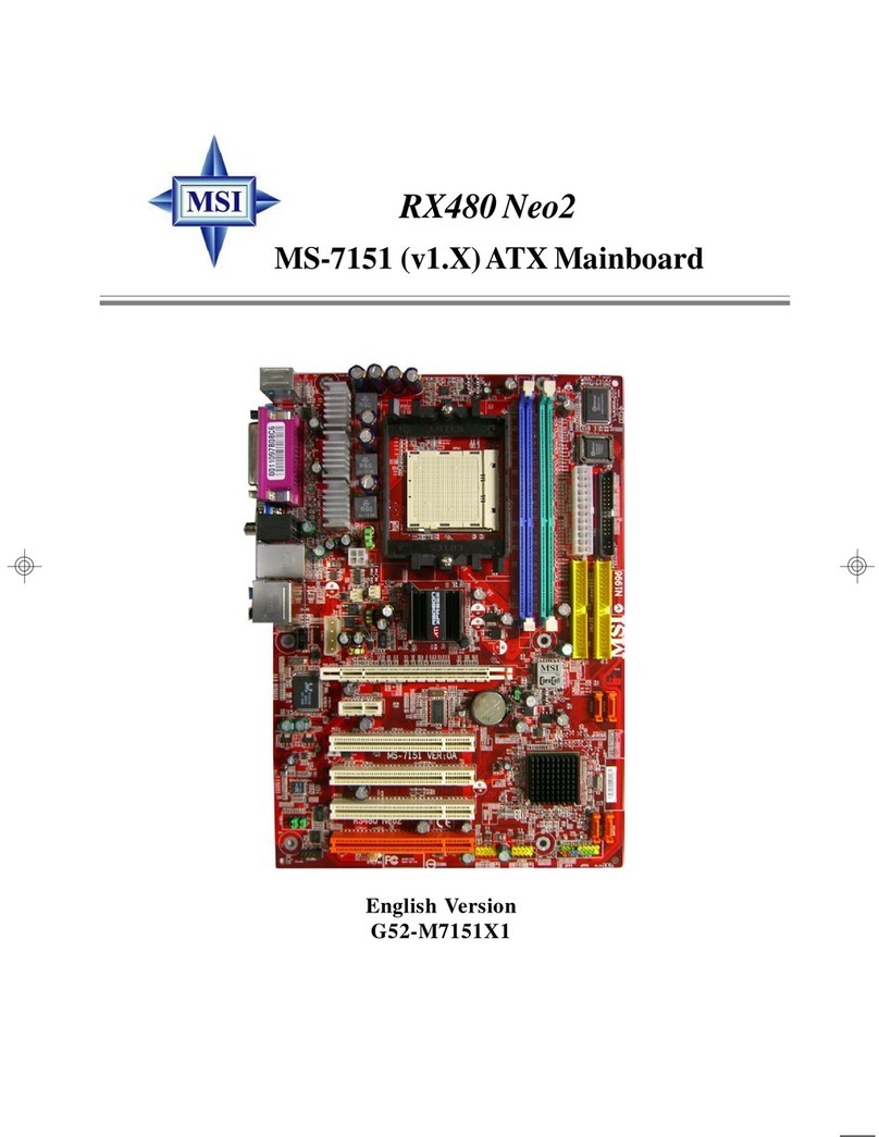MSI RX480 Neo2 MS-7151 User manual