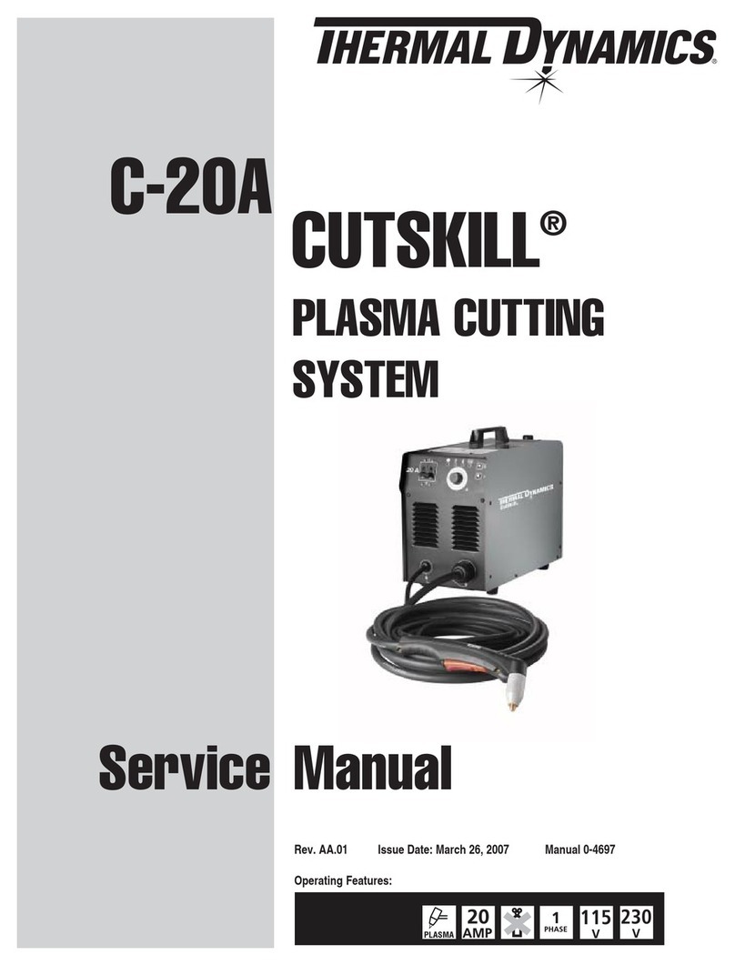 Thermal Dynamics C-20A Cutskill User manual