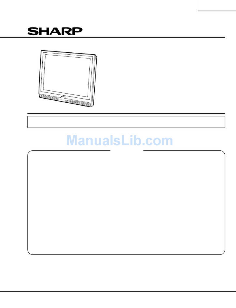 Sharp Aquos LC-13S1M User manual