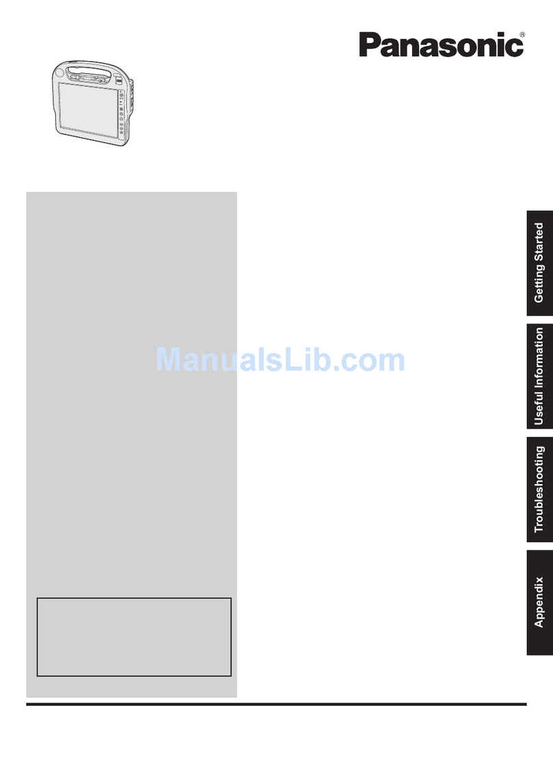 Panasonic CF-H2 series operating instructions