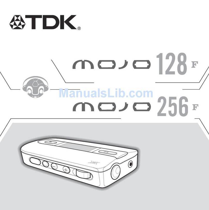 TDK mojo 128F user guide
