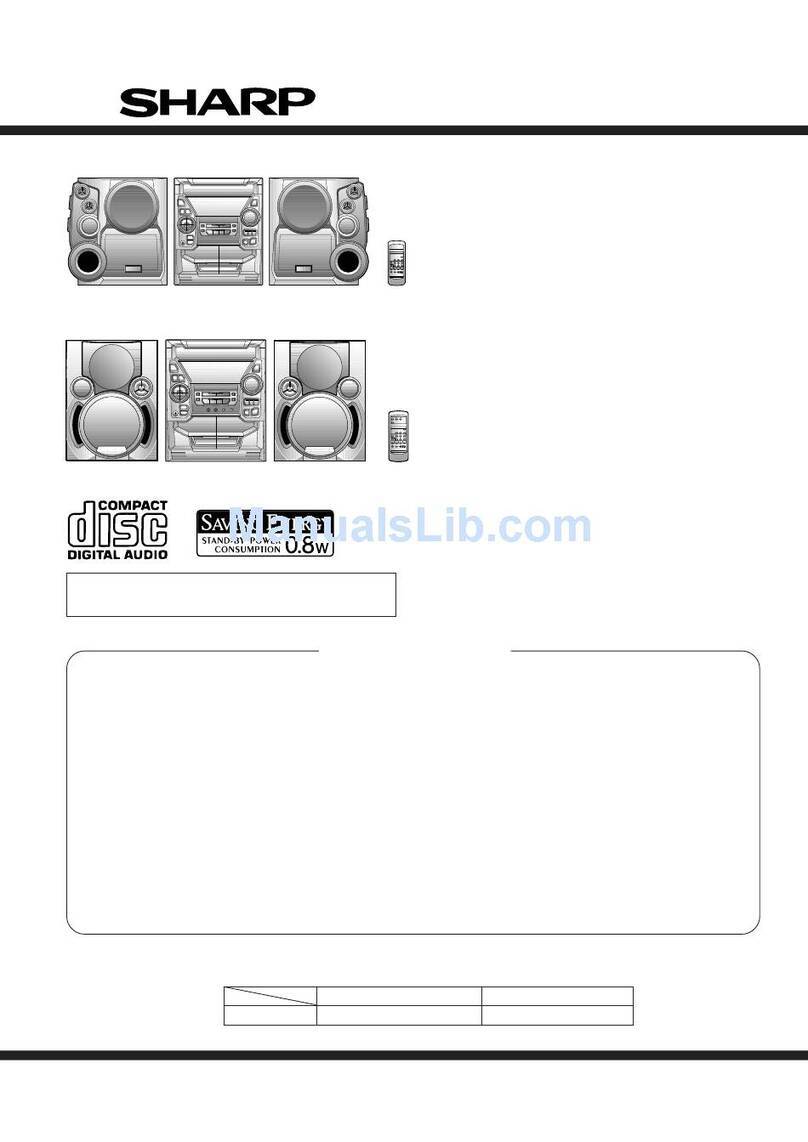 Sharp CD-BP2000W User manual Sharp CD-BP2000W User manual