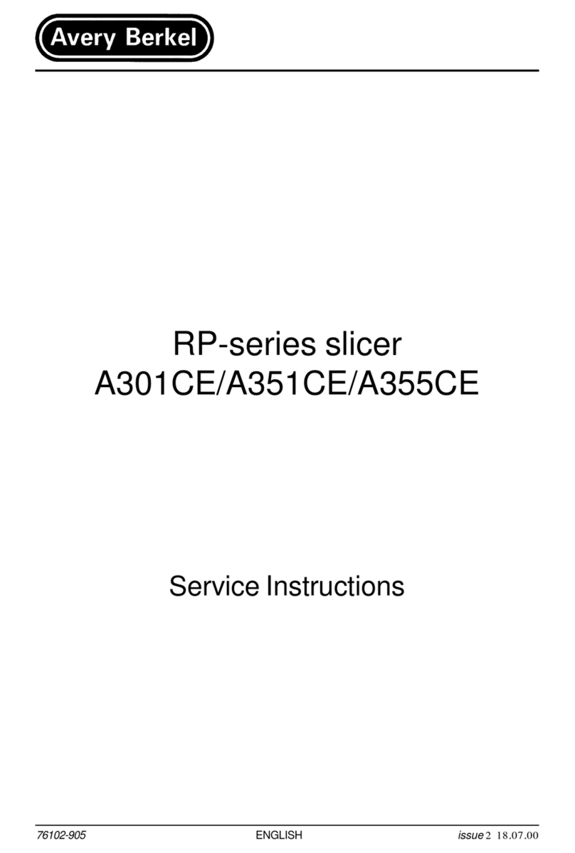 Avery Berkel A301CE Service instructions