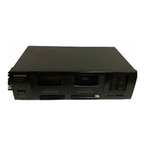 Pioneer CT-W103 Service manual