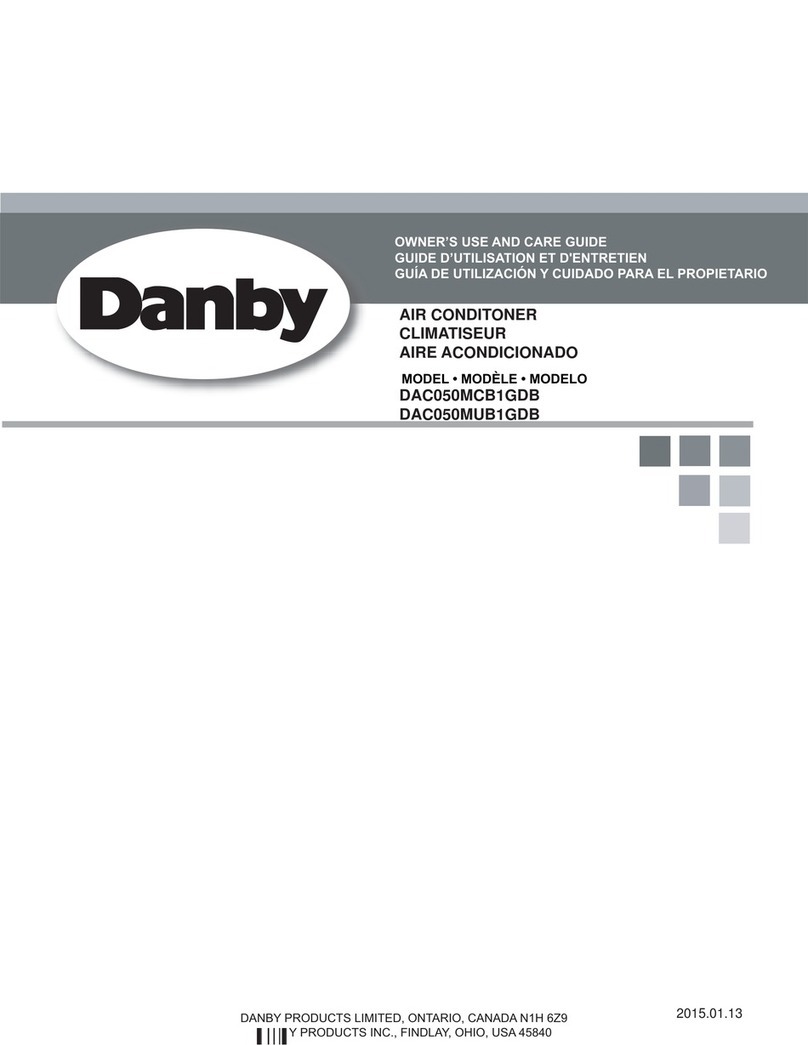 Danby DAC050MCB1GDB Assembly instructions