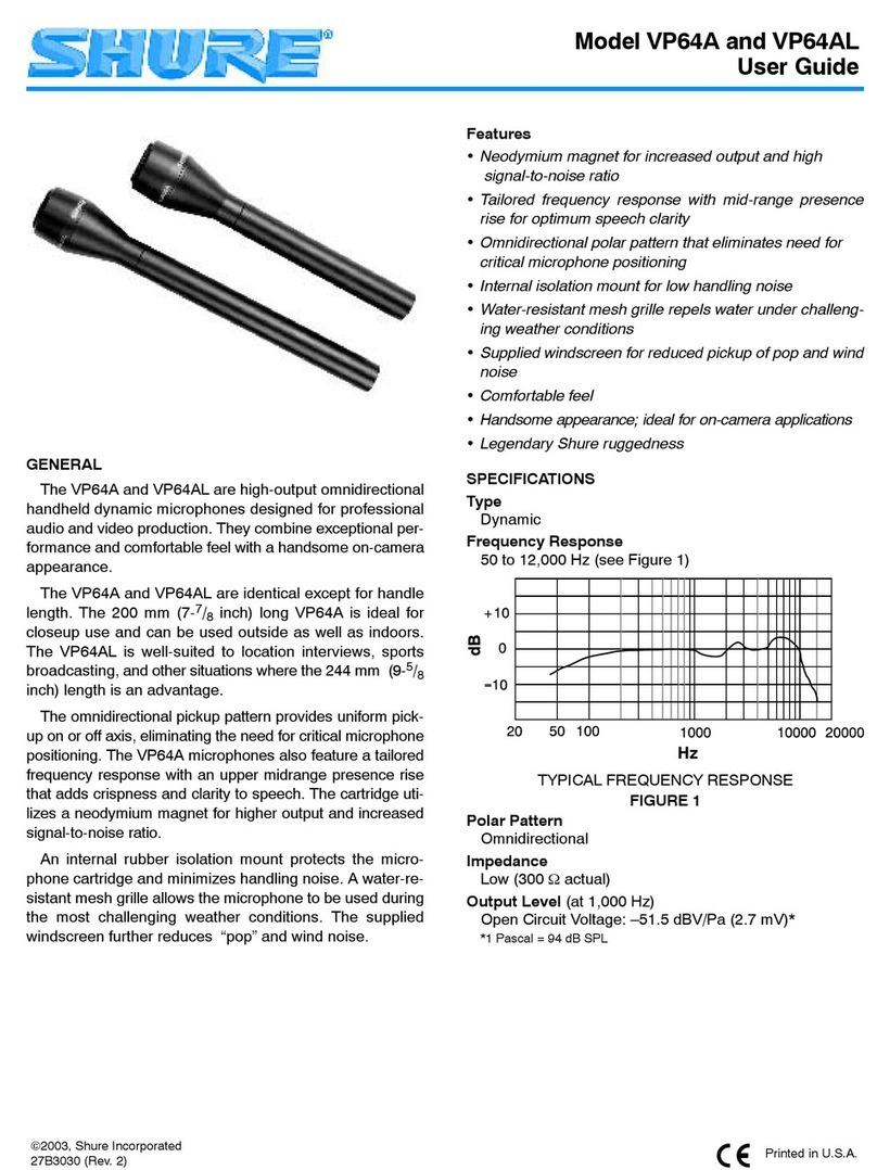 Shure VP64A user guide