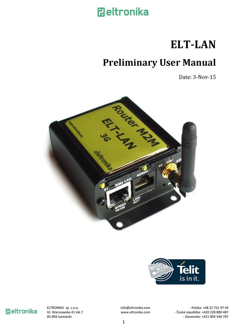 ELTRONIKA ELT-LAN user manual