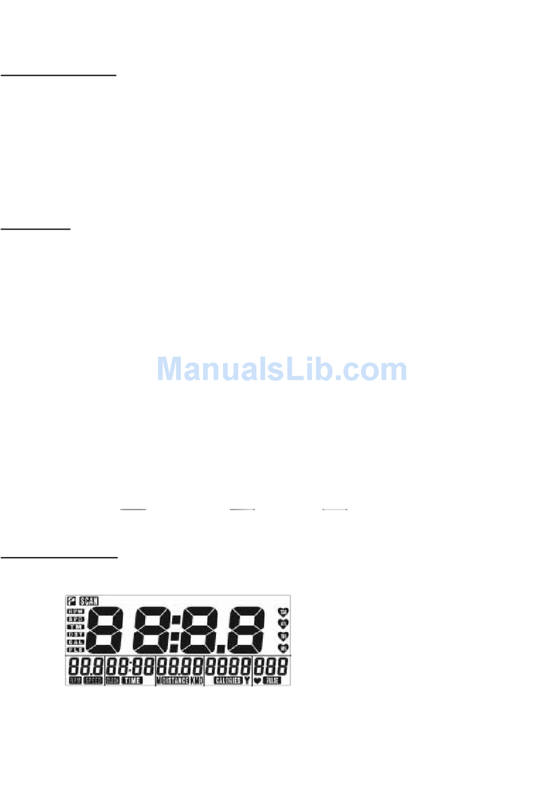 INFINITI FITNESS E6700 manual