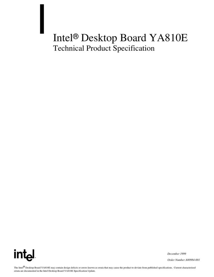 Intel YA810E Configuration guide