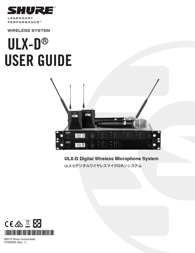 Shure ULX-D user guide