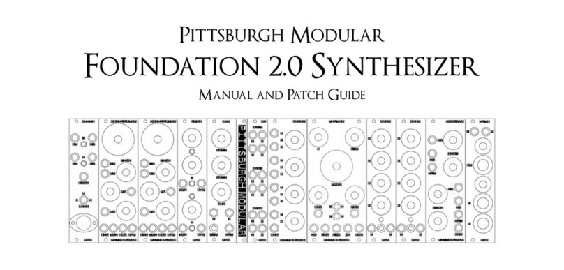 Pittsburgh Modular foundation 2.0 Manual and patch guide