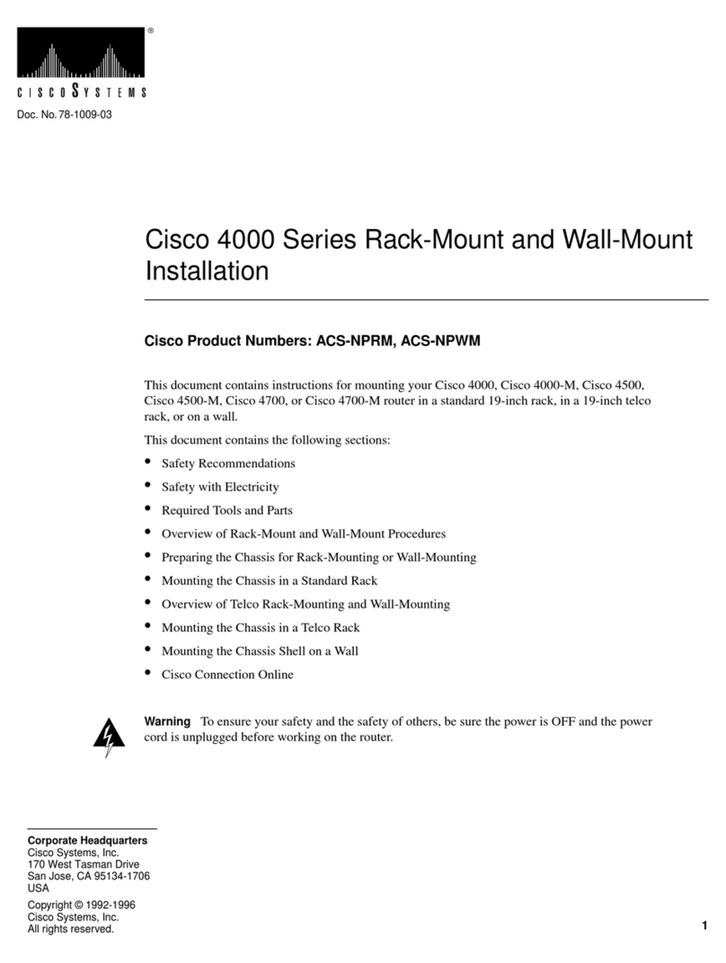 Cisco 4000 Series User manual