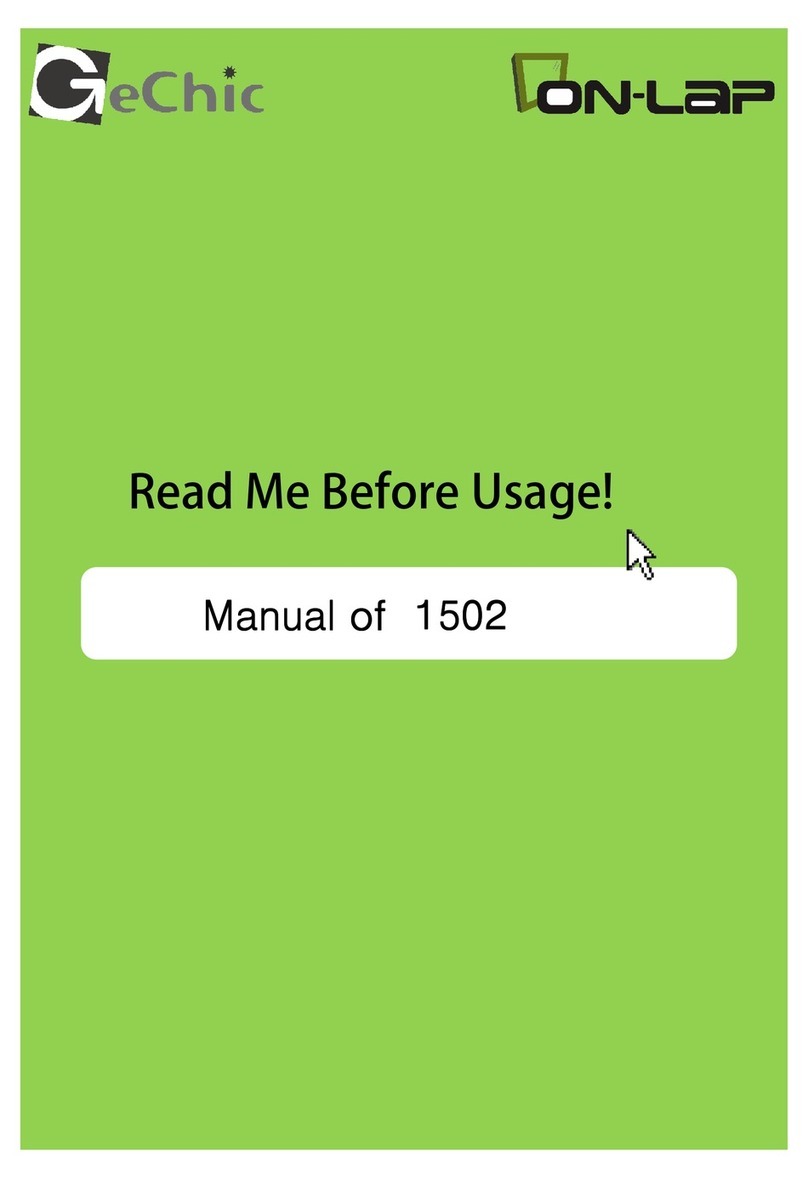 GeChic On-Lap 1502 User manual