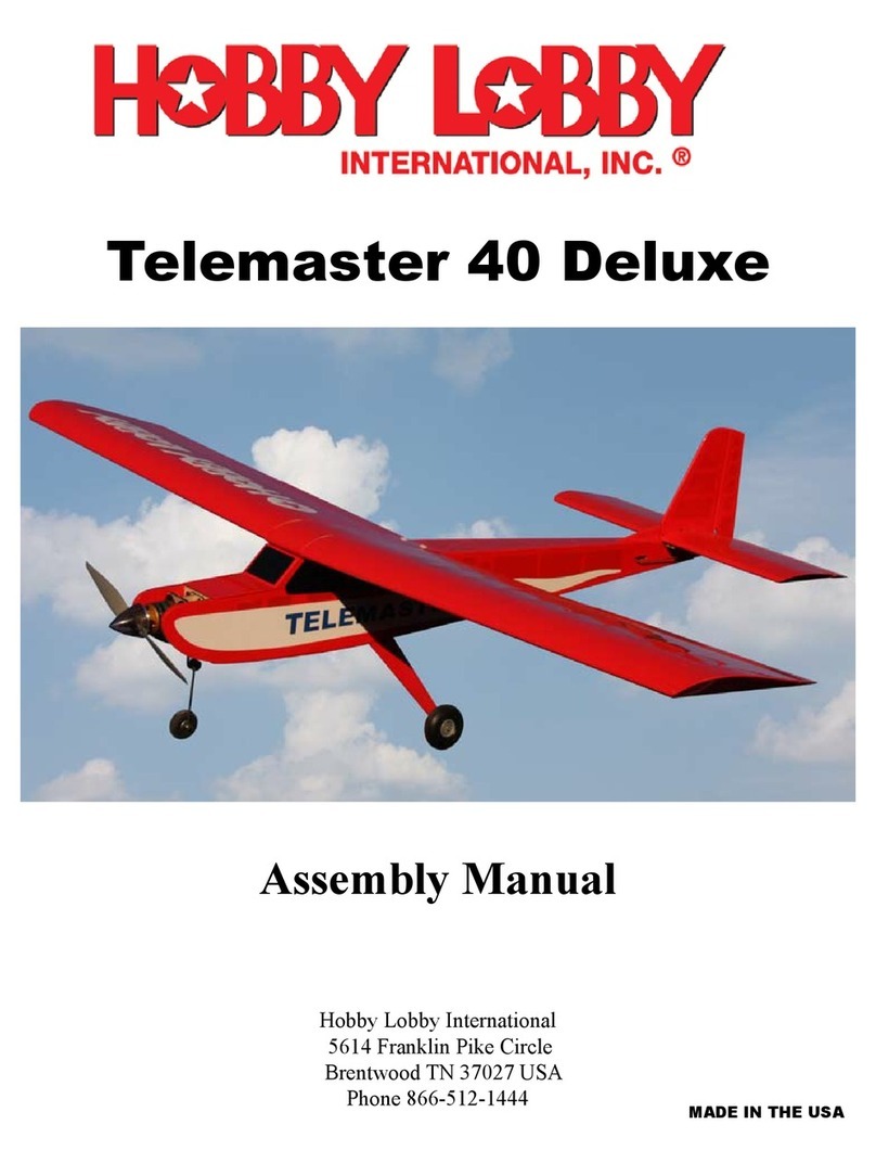 Hobby-Lobby Telemaster 40 Deluxe User manual