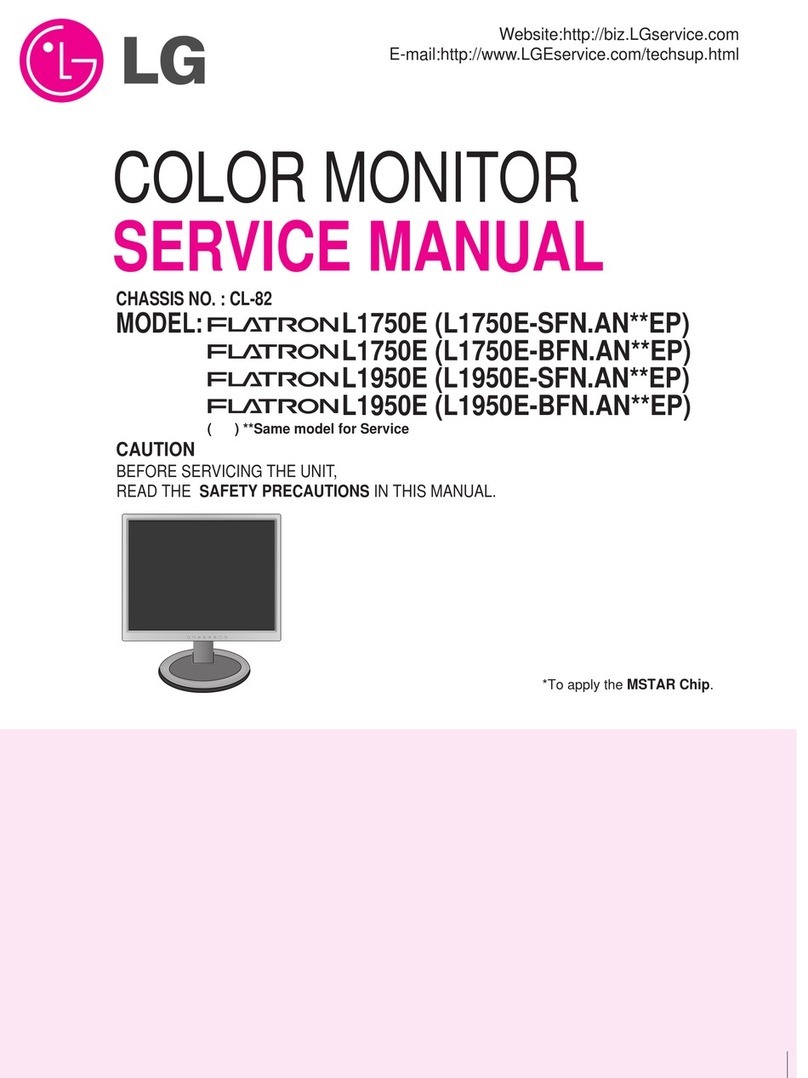 LG Flatron L1750E User manual