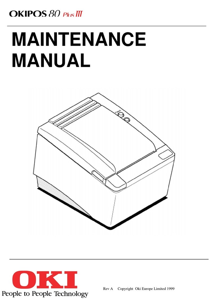 Oki OKIPOS 80 Plus III User manual