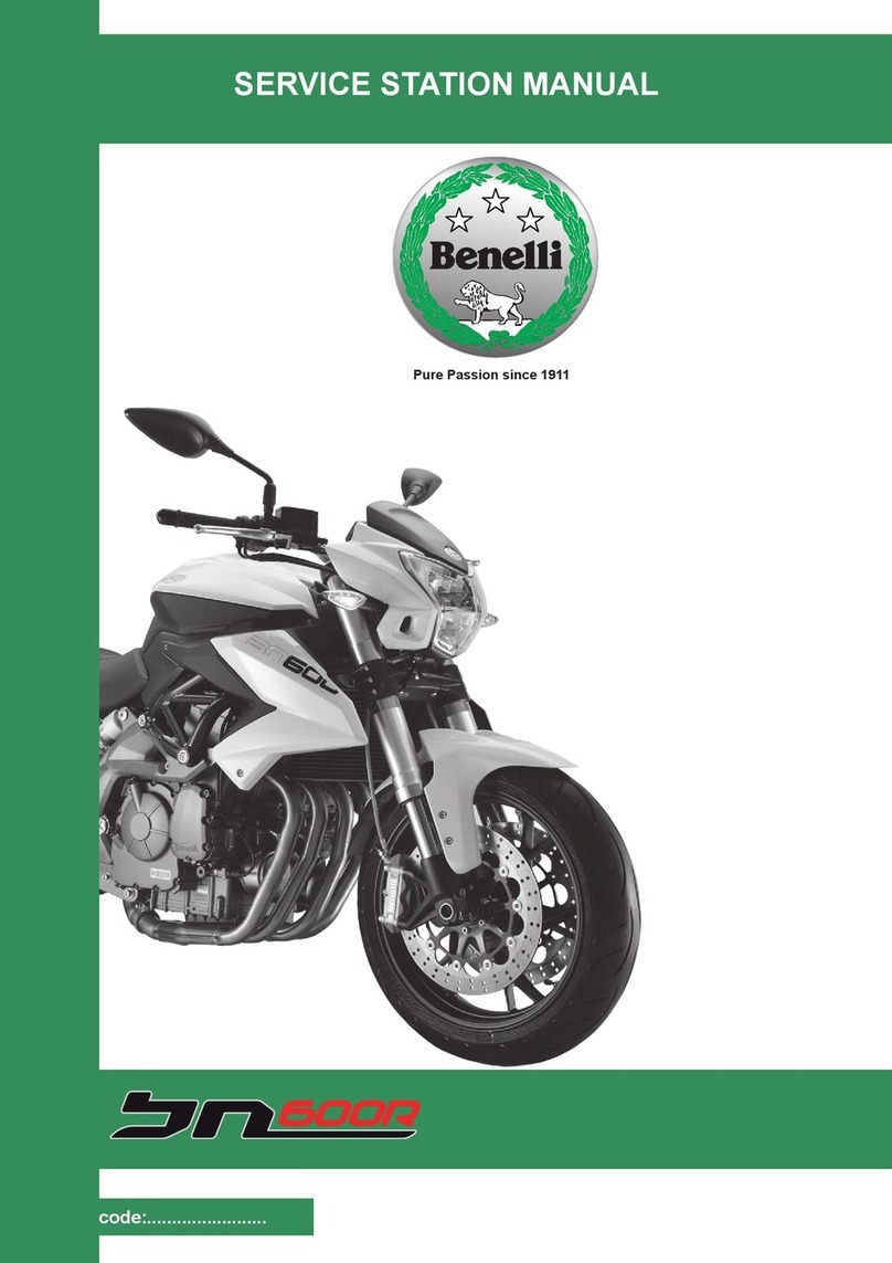 Benelli 2014 BN600 User manual
