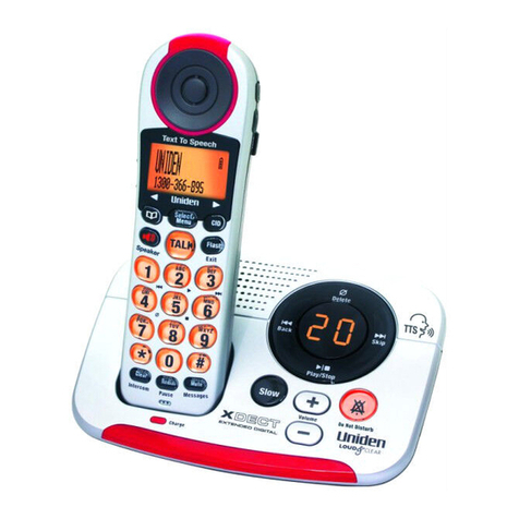 Uniden XDECT SSE25 Series User manual